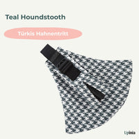 Teal Houndstooth