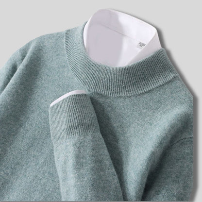 Halbhals-Strickpullover