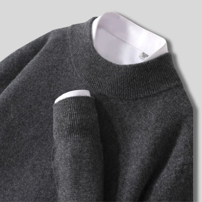 Halbhals-Strickpullover