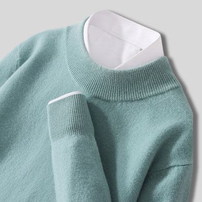 Halbhals-Strickpullover