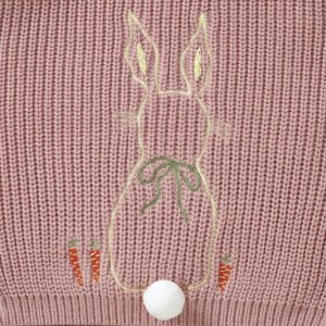 OEKO-TEX Easter Bunny Baby Knit Cardigan Mimixiong