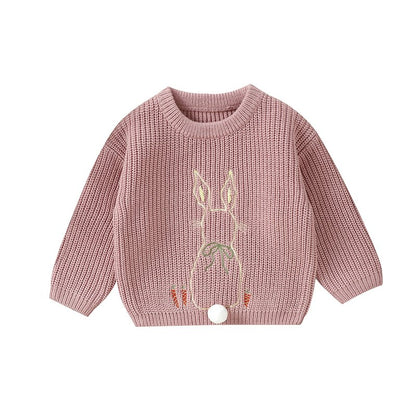OEKO-TEX Easter Bunny Baby Knit Cardigan Mimixiong
