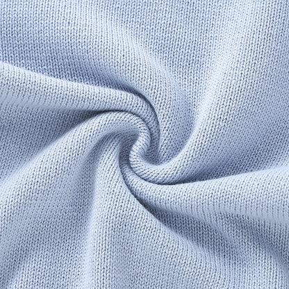 Gestrickter Baby-Strampler mit Fuchs