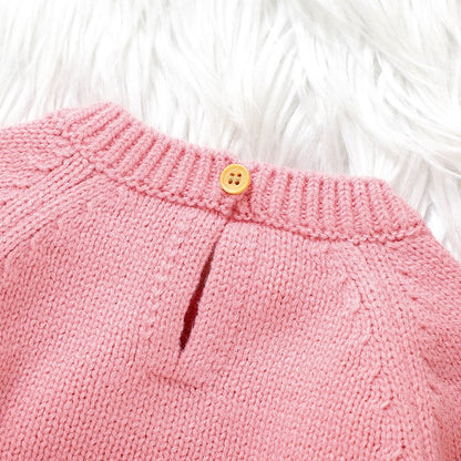 Handbestickter Babypullover