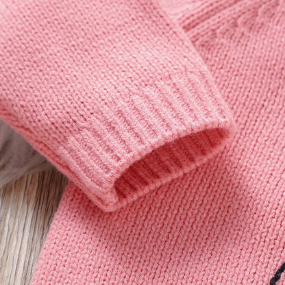 Handbestickter Babypullover