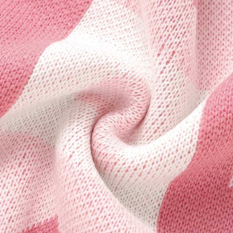 Knitted baby blanket