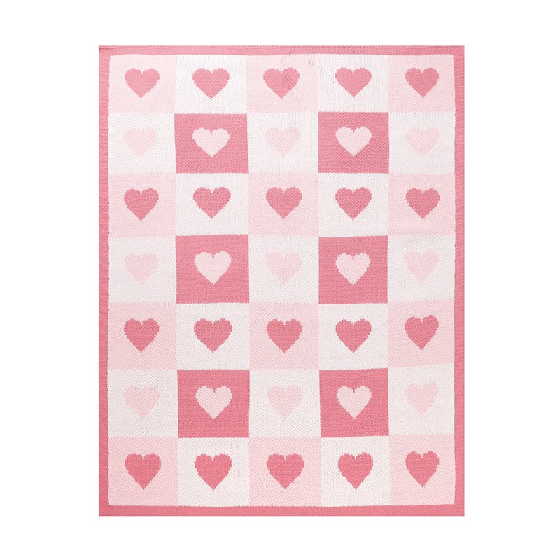 Knitted baby blanket