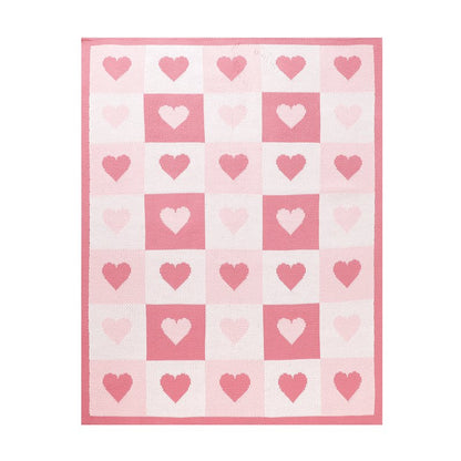 Knitted baby blanket