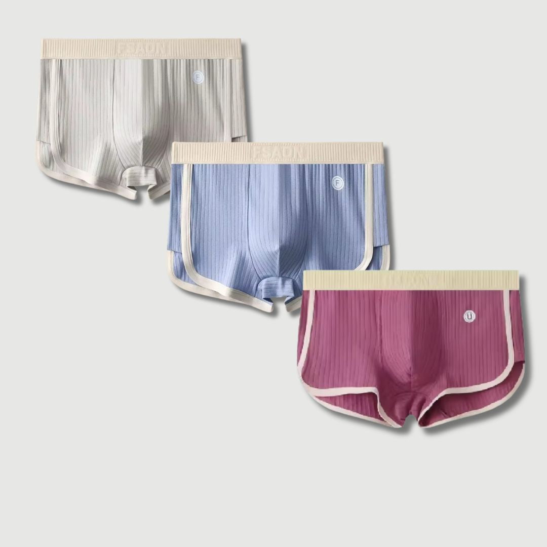 Edelkern Baumwoll-Boxershorts-Set