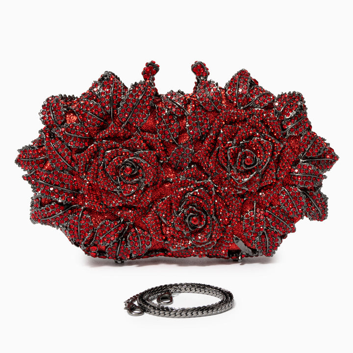 Rose Clutch Bag - Gold