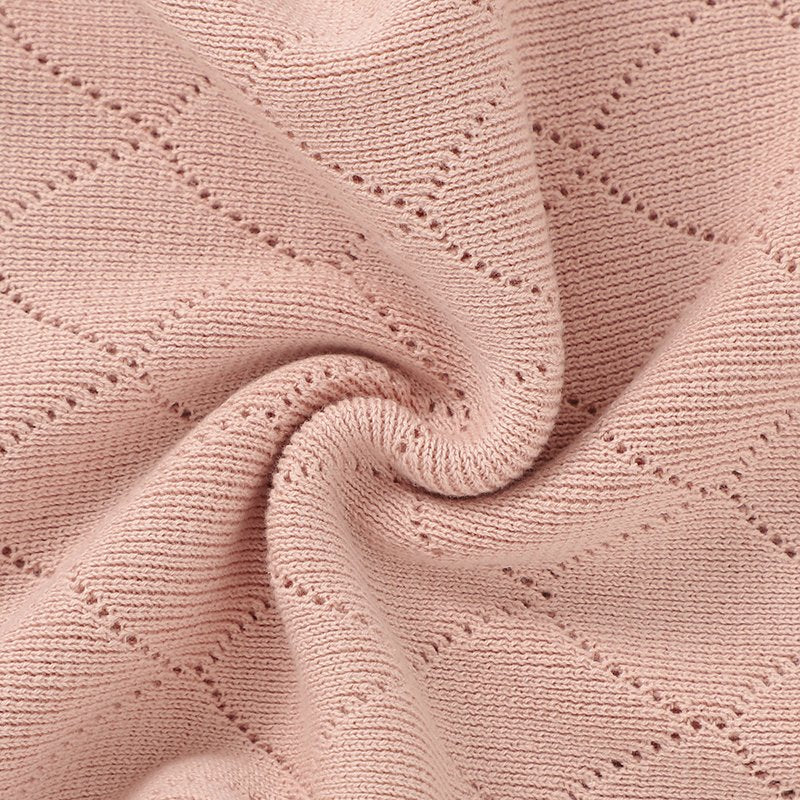 Baby-Mädchen Baumwoll-Strickpullover