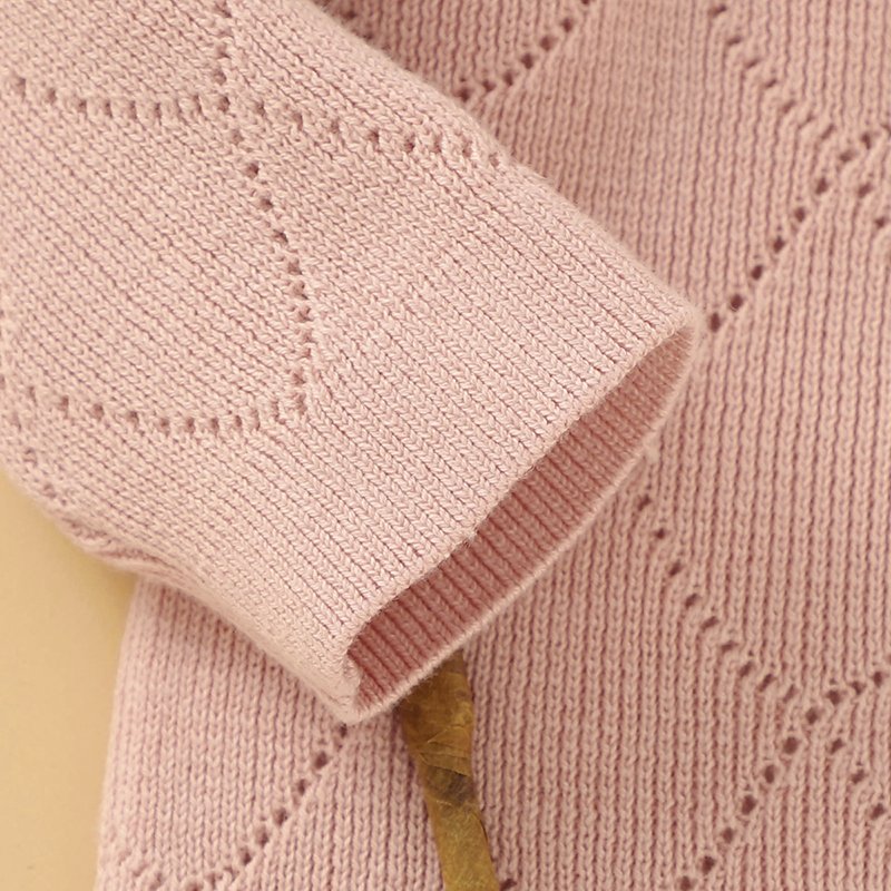 Baby-Mädchen Baumwoll-Strickpullover