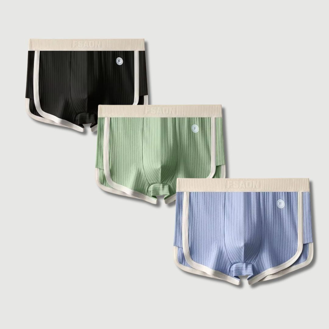 Edelkern Baumwoll-Boxershorts-Set
