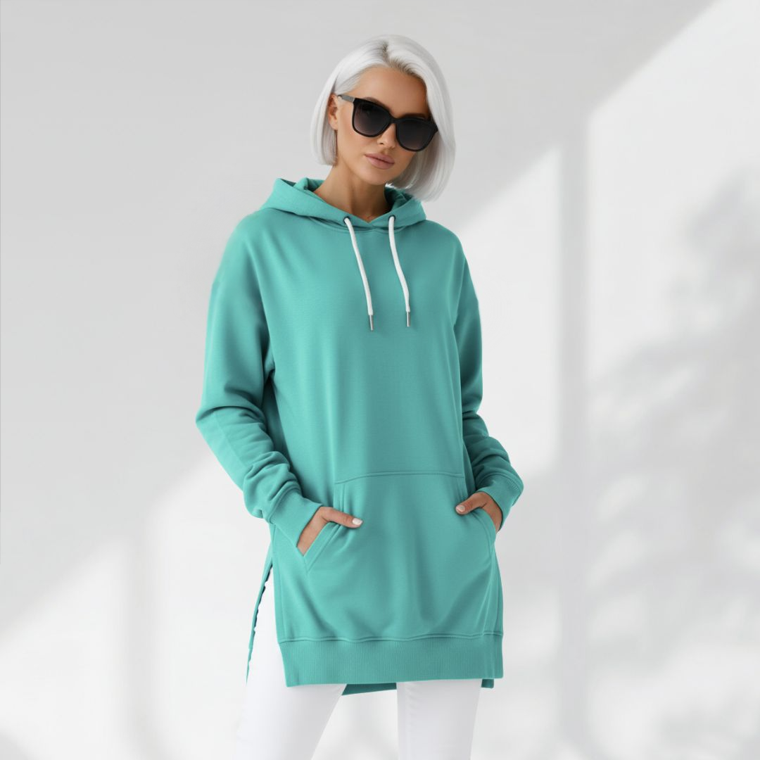 Oversize-Hoodie-Kleid