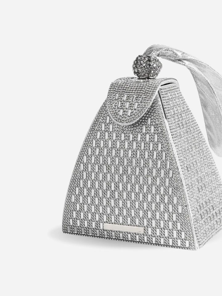Prisma Handbag - Silver