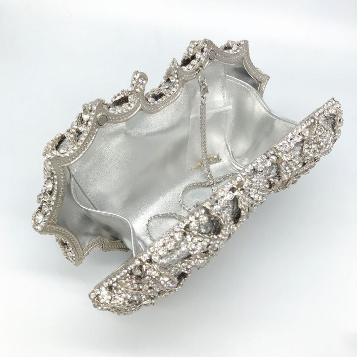 Rose Clutch Bag - Gold